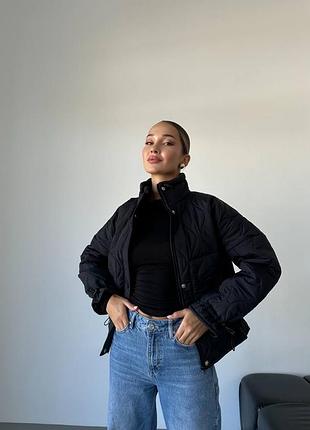 Куртка бомбер в стилі zara,стьобана куртка