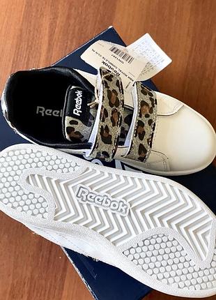 Стильные детские кроссовки reebok с принтом🐆🤍