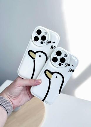 Чехол гусь iphone 7/8+, 11, 11 pro, 11 pro max, 12/12pro, 12 pro max, 13, 13 pro, 13 pro max, 14