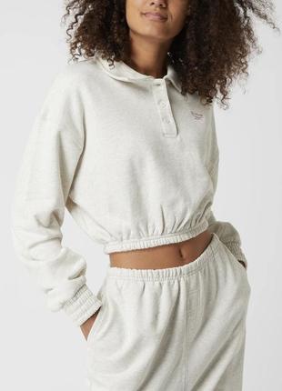 Спортивный костюм reebok covertup серый трехнитка
