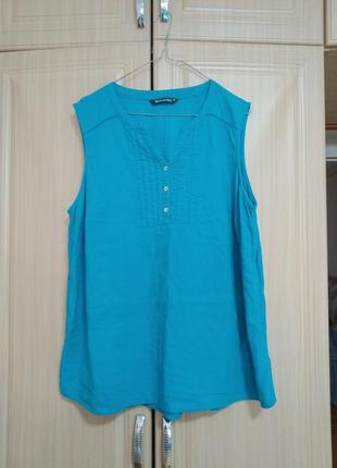 Блуза лляна великого розміру