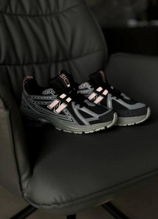Кроссовки new balance 1906r black grey reflective5 фото