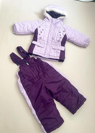 Зимовий костюм куртка і штани 18 м дівчинка