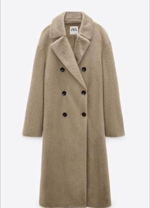 Пальто шубка zara