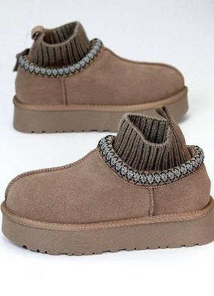 Низкие женские зимние угги