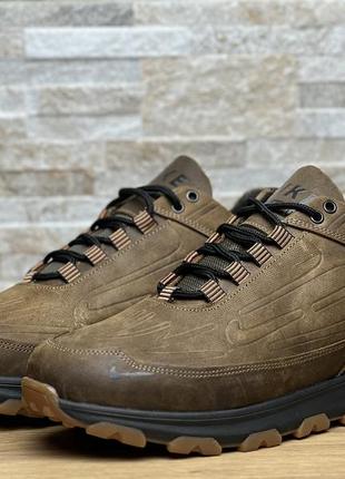 Кроссовки мужские кожаные nike blazer olive7 фото