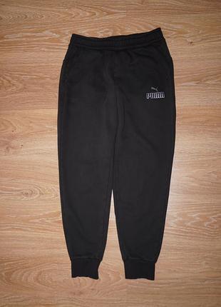 Чорні спортивні штани джогери puma