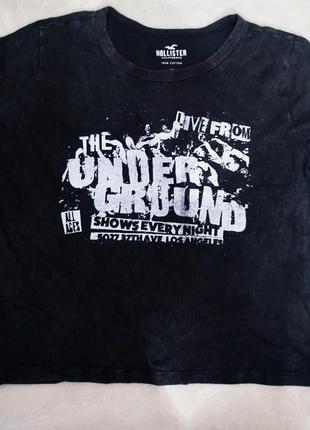 Футболка женская hollister california размер s
under ground 100%cotton