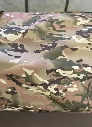 Сумка баул армійський 100л cordura камуфляж + стропи для каримату, тактичний баул для військових3 фото