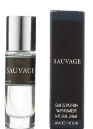 Чоловічі парфуми мініатюра sauvage — 40 мл (320)