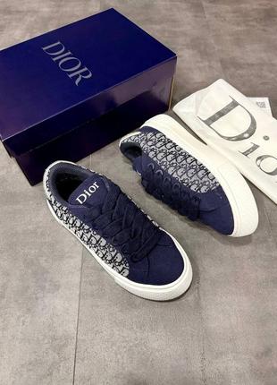 Кроссовки кеды в стиле dior