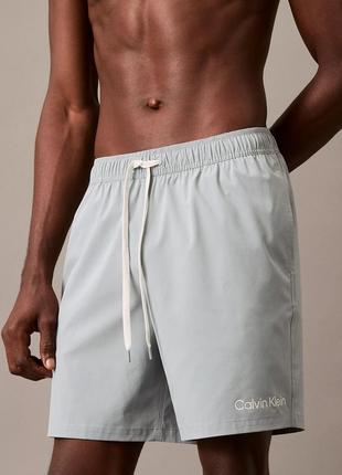 Новые шорты-плавки Carry calvin klein (ck solid ck logo swim shorts) с америки m,l