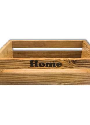 Ящик декоративний дерев'яний "home"