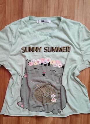Легкая футболка sunny summer fb sister2 фото