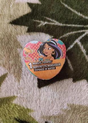 Дитячий рушник жасмін принцеса disney, котон, розмір 29.2*29.2см