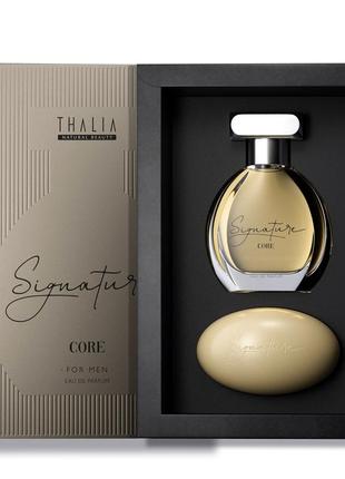 Чоловічий парфумерний набір edp+мило core thalia signature, 50 мл+100 г1 фото