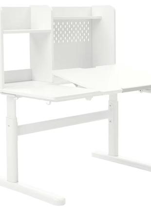 Письмовий стіл, білий/відкидний, 100x70 см