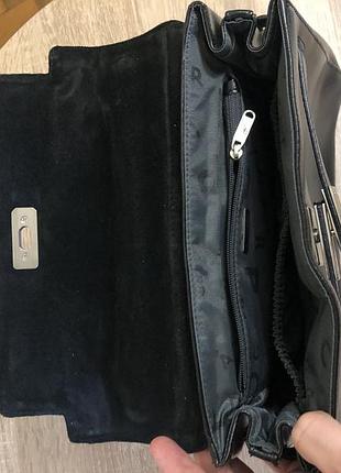 Премиальная женская кожаная сумка picard black