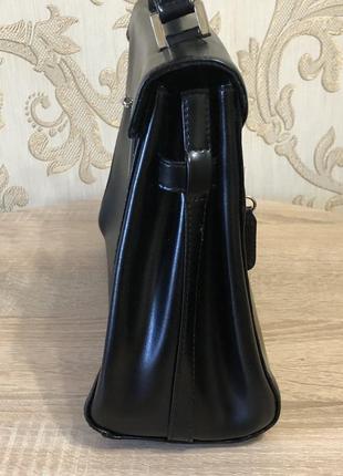 Премиальная женская кожаная сумка picard black