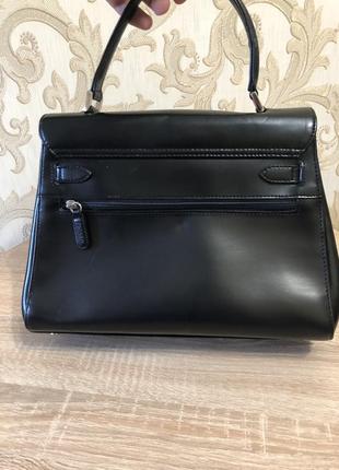 Премиальная женская кожаная сумка picard black