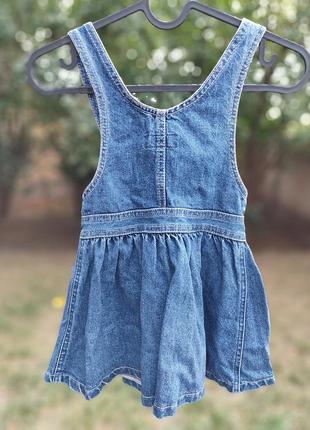 Джинсовый сарафан для девочки