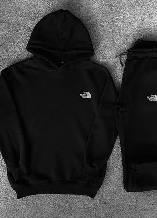 Теплый мужской спортивный костюм на флисе the north face