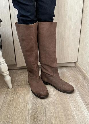 Сапоги натуральная кожа нубук shabbies amsterdam