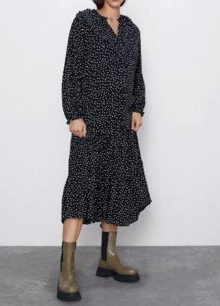 Стильна міді сукня zara