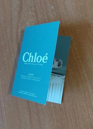 Парфюм chloé rose naturelle intense