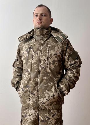 Зимовий  камуфляжний костюм піксель зсу, мембрана