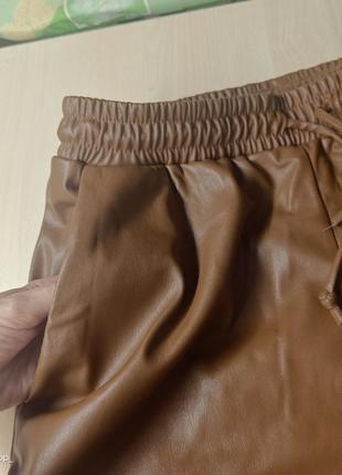 Кожаный брюки 3