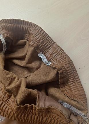 Кожаный брюки 6