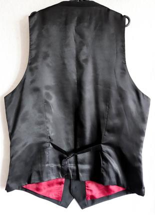 Стильная мужская жилетка к костюму жилет черная классическая ангорка l 482 фото