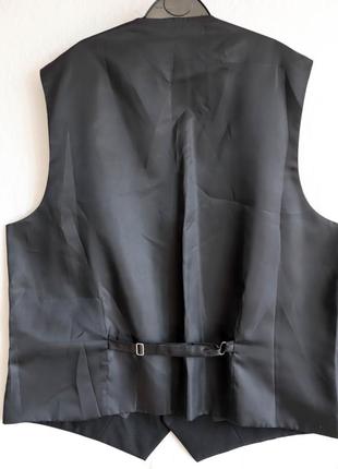 Чоловіча жилетка до костюму жилет чорна класична lloyd attree&smith розмір xl 502 фото