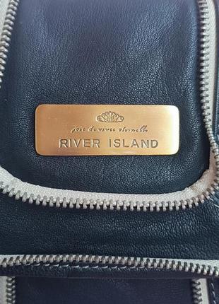 Кожаная сумка от river island. 3