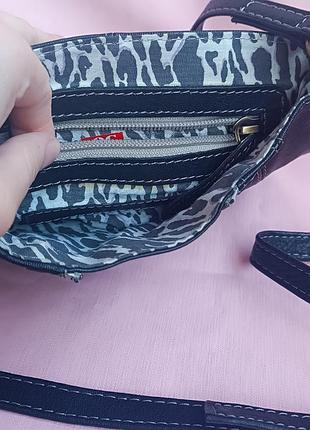 Кожаная сумка от river island. 7