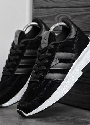 Кроссовки adidas retropy f2 black and white🖤🖤🖤