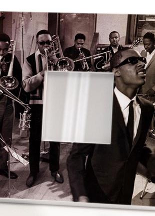 Декоративное зеркало "стиви уандер" для фанатов джаза, блюза, музыка, украшение в бар, подарок