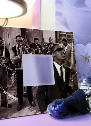 Декоративное зеркало "стиви уандер" для фанатов джаза, блюза, музыка, украшение в бар, подарок