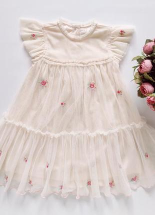 Платье детское нарядное нежное артикул: 21073