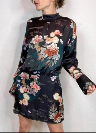 Zara атласне плаття zw collection p.s.p.m