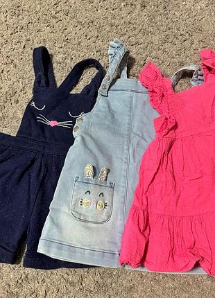 Сарафани на дівчинку 2-3 роки