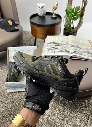 Мужские кроссовки adidas terrex swift r khaki
