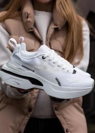 Женские белые кроссовки puma puma kosmo5 фото