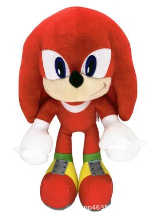 Мягкая игрушка ехидна наклз 30 см sonic красный соник бум