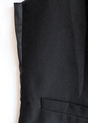 Чоловіча жилетка до костюму жилет чорна класична lloyd attree&smith розмір xl 507 фото