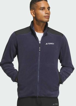 Куртка флисовая кофта толстовка на замке adidas terrex