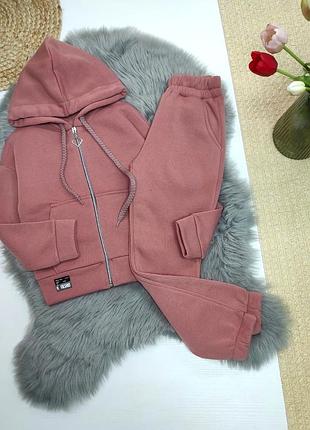 Теплий костюм для дівчинки