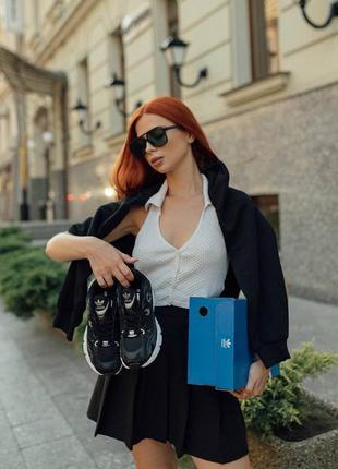 Кросівки жіночі adidas Kanye astir originals black white