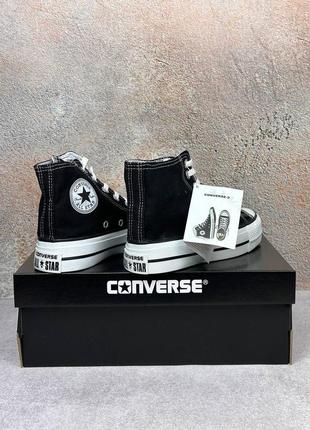 Кеди на платформі конверси Alexis converse all star